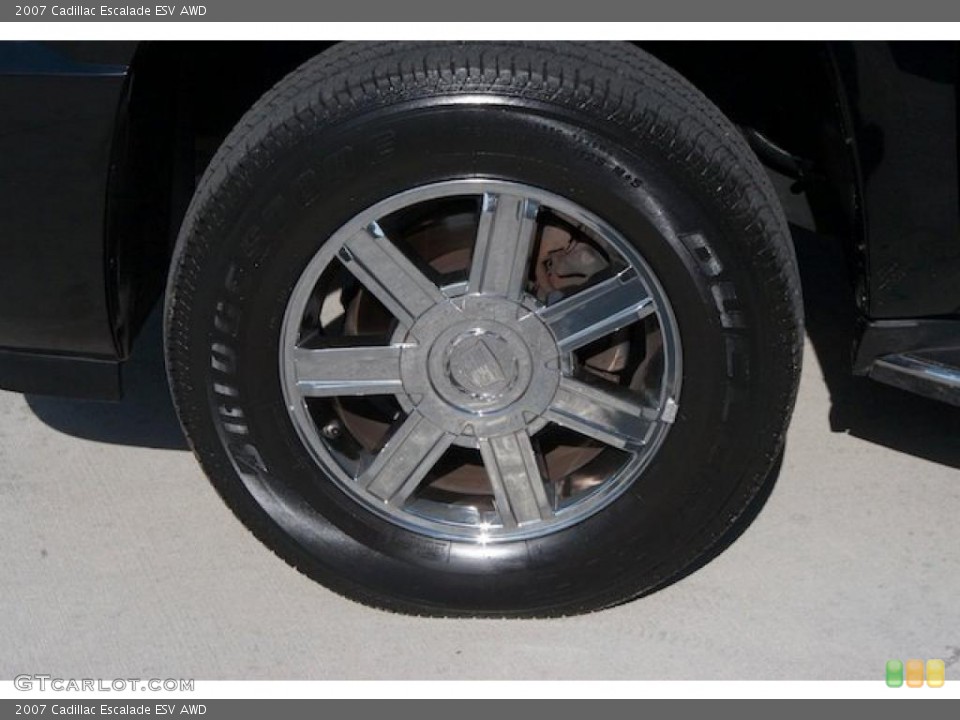 2007 Cadillac Escalade ESV AWD Wheel and Tire Photo #37992933