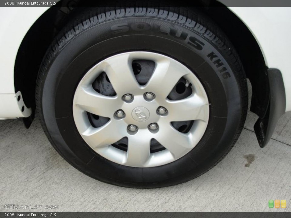2008 Hyundai Entourage GLS Wheel and Tire Photo #37994481