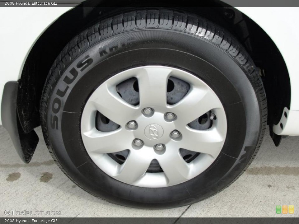 2008 Hyundai Entourage GLS Wheel and Tire Photo #37994497