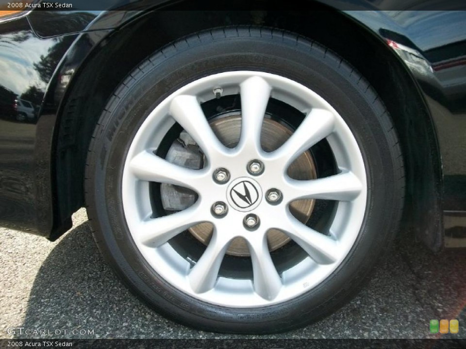 2008 Acura TSX Sedan Wheel and Tire Photo #37994853