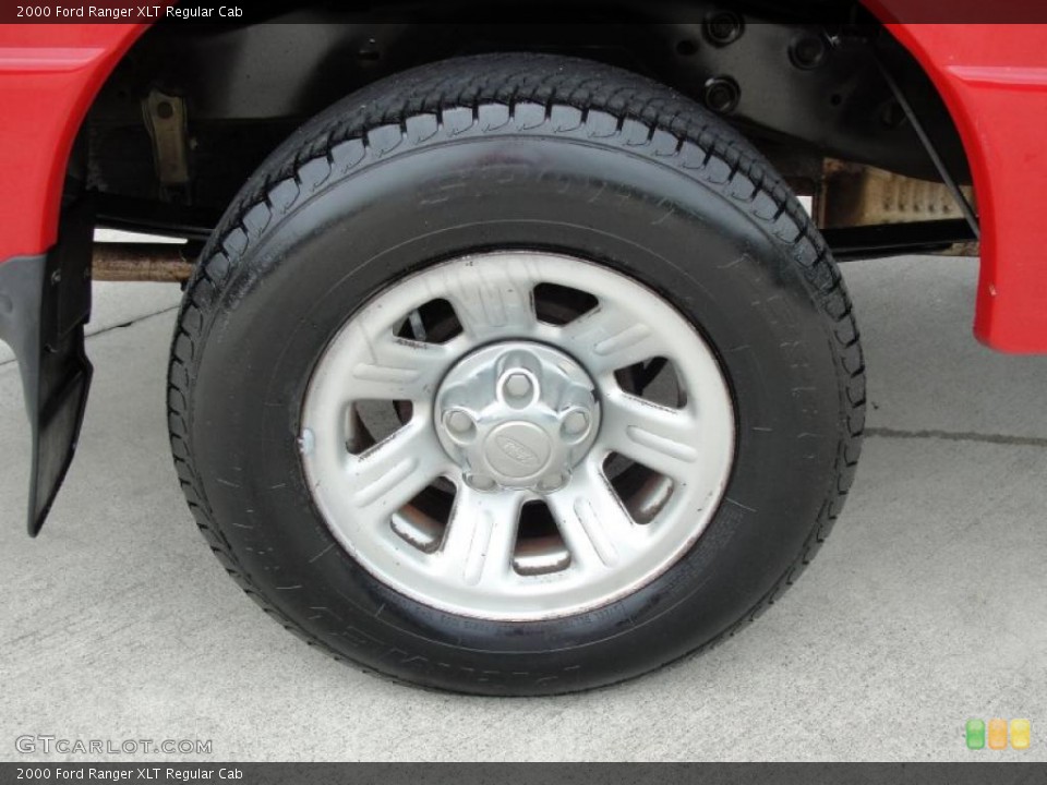 2000 Ford Ranger XLT Regular Cab Wheel and Tire Photo #37995881