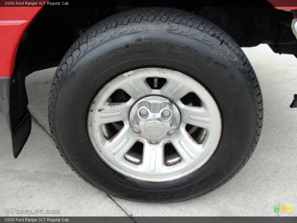 2000 Ford Ranger XLT Regular Cab Wheel and Tire Photo #37995897