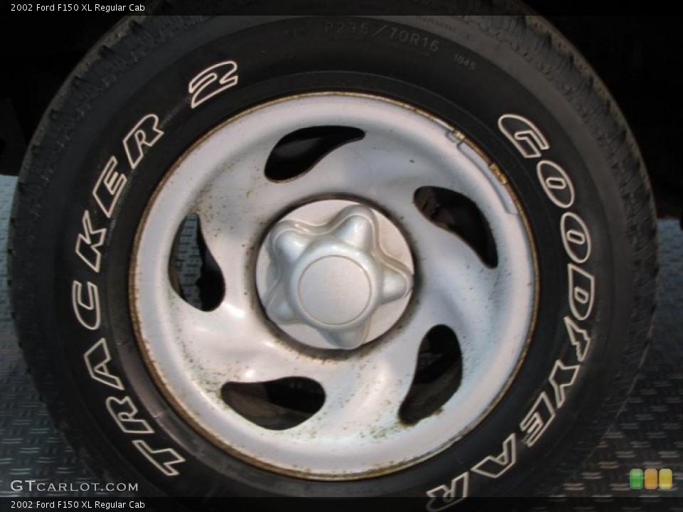 2002 Ford F150 XL Regular Cab Wheel and Tire Photo #37997113