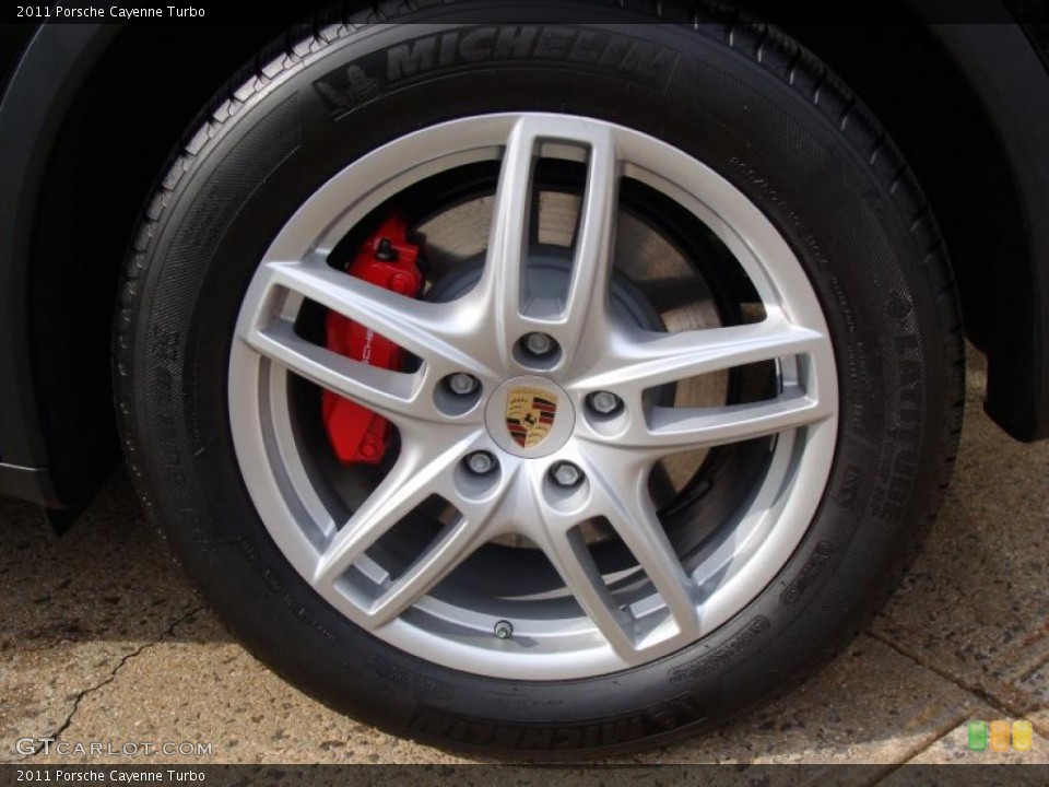 2011 Porsche Cayenne Turbo Wheel and Tire Photo #38002698