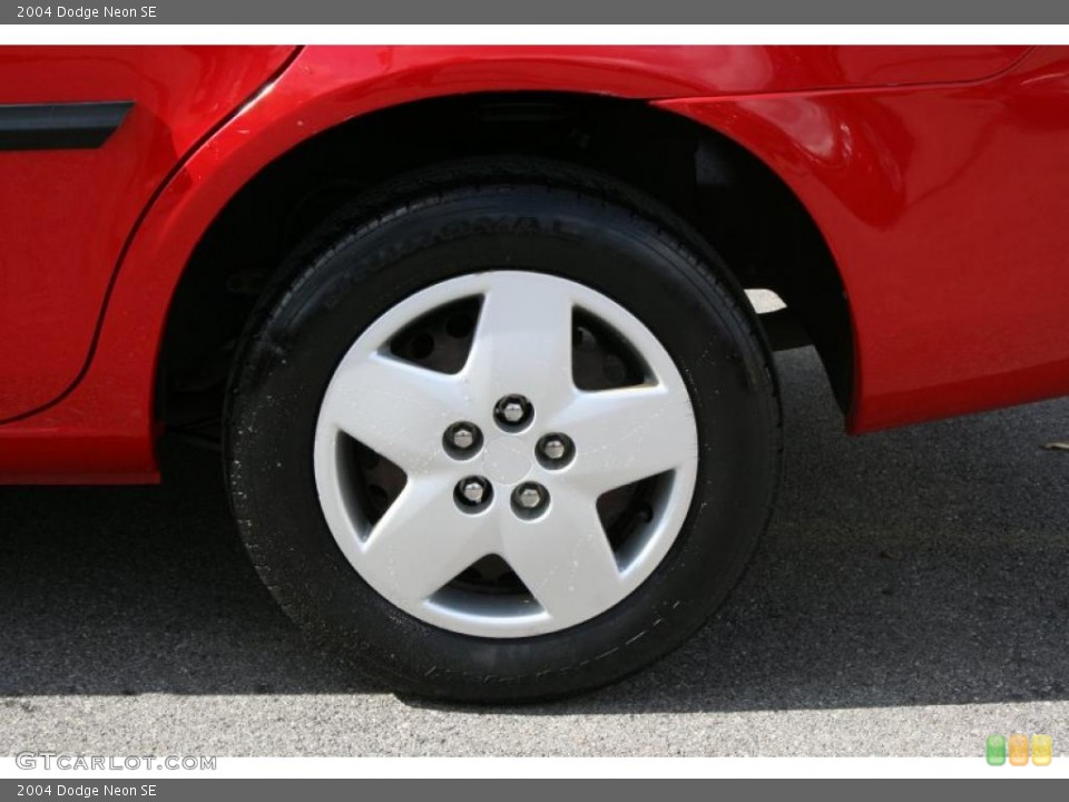 2004 Dodge Neon SE Wheel and Tire Photo #38003794