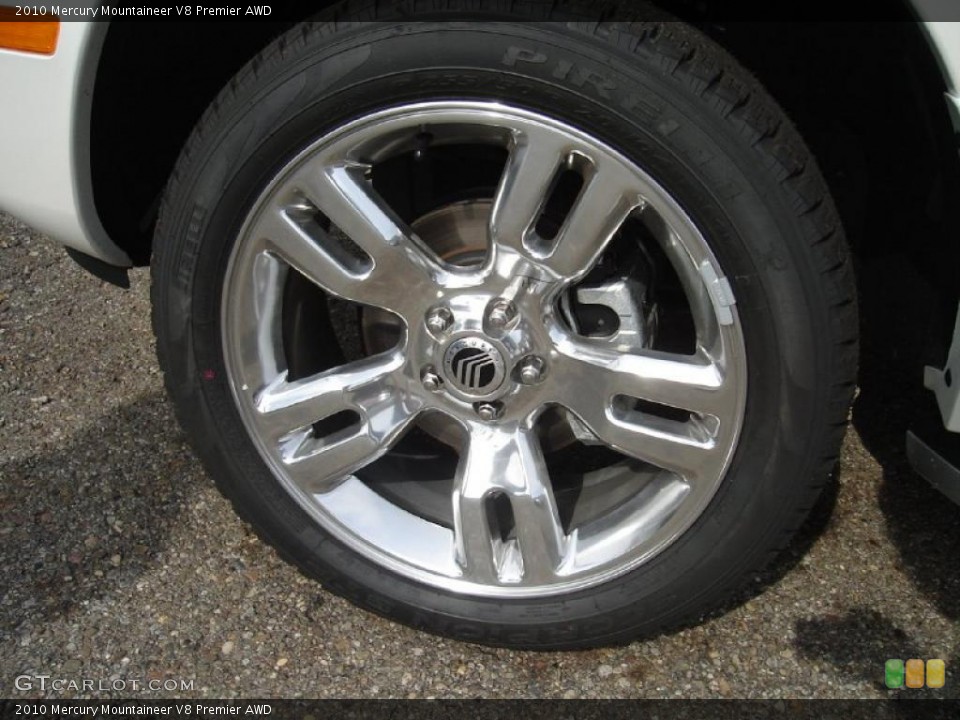 2010 Mercury Mountaineer V8 Premier AWD Wheel and Tire Photo #38004910