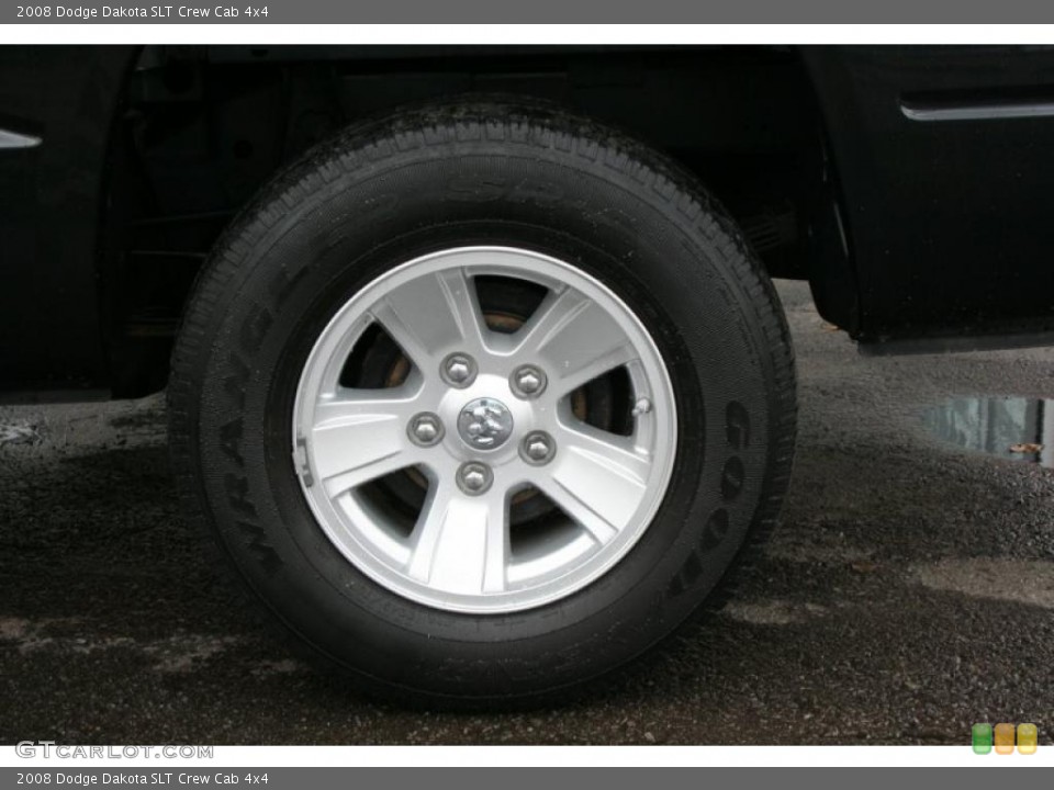 2008 Dodge Dakota SLT Crew Cab 4x4 Wheel and Tire Photo #38005598