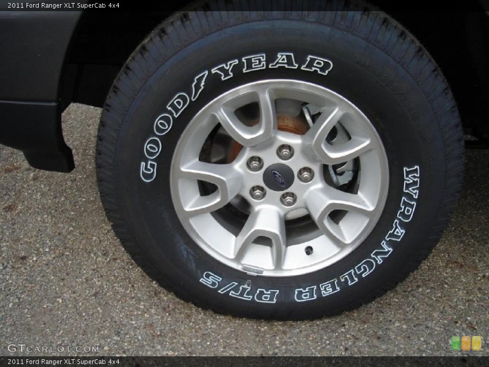 2011 Ford Ranger XLT SuperCab 4x4 Wheel and Tire Photo #38005854