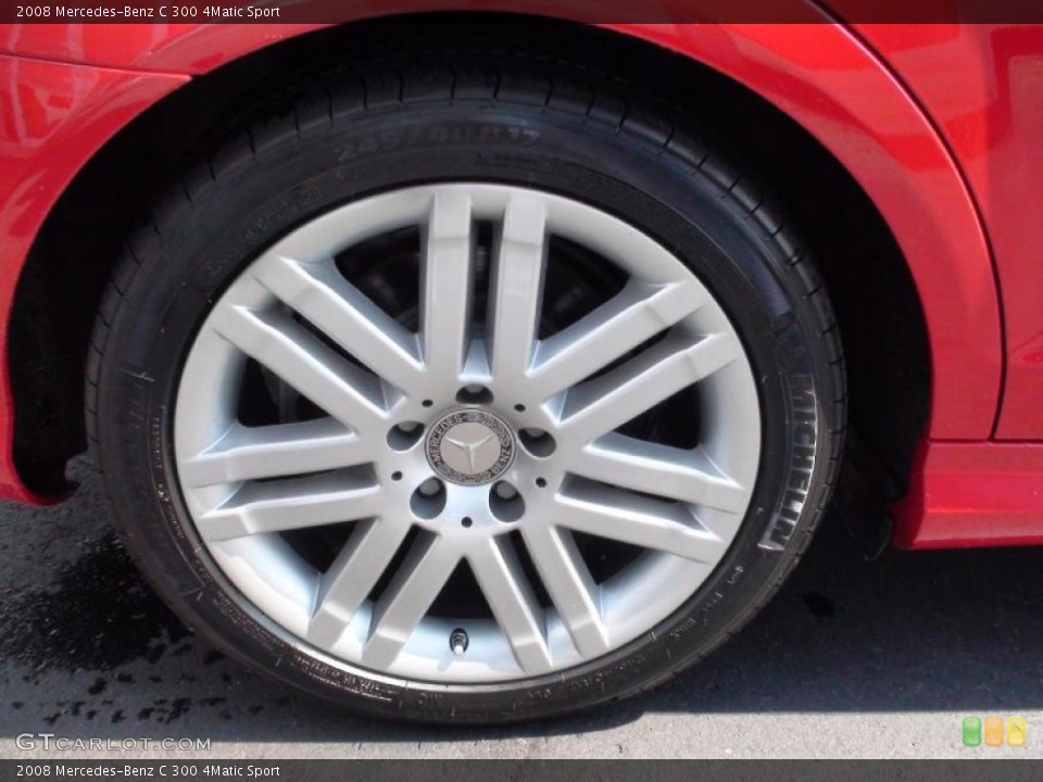 2008 Mercedes-Benz C 300 4Matic Sport Wheel and Tire Photo #38006418
