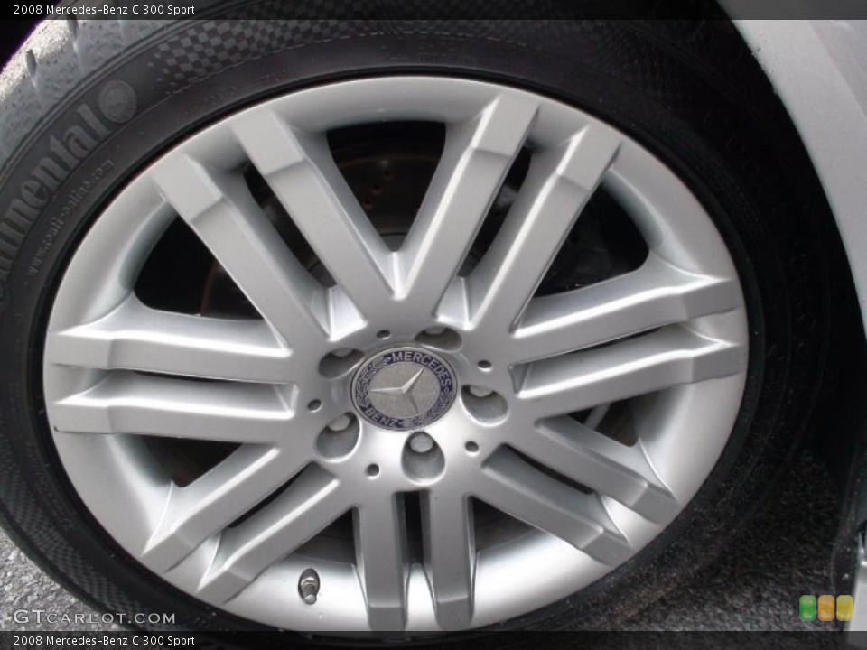 2008 Mercedes-Benz C 300 Sport Wheel and Tire Photo #38006806