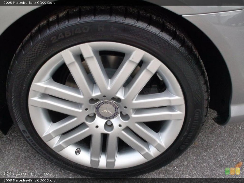 2008 Mercedes-Benz C 300 Sport Wheel and Tire Photo #38006814