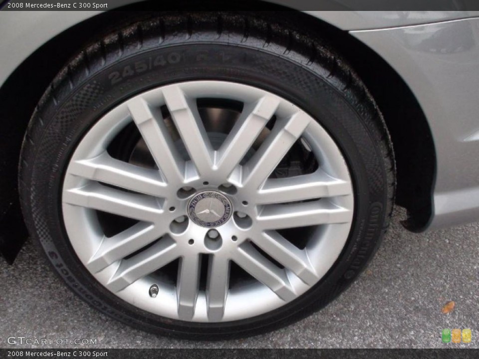 2008 Mercedes-Benz C 300 Sport Wheel and Tire Photo #38006822