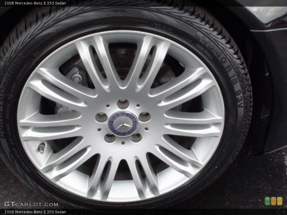 2008 Mercedes-Benz E 350 Sedan Wheel and Tire Photo #38007250