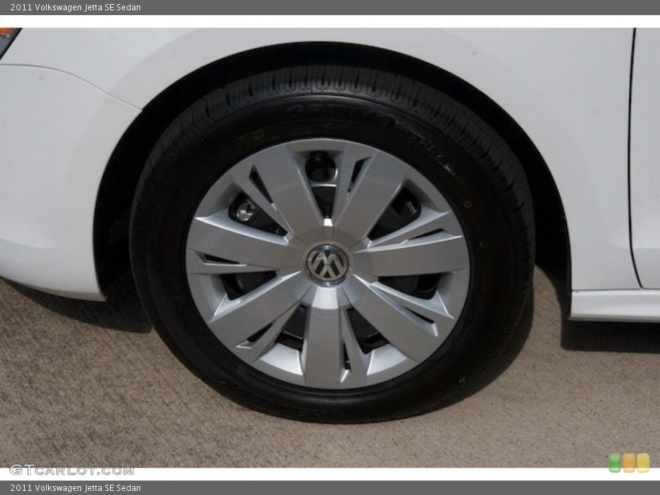 2011 Volkswagen Jetta SE Sedan Wheel and Tire Photo #38008625