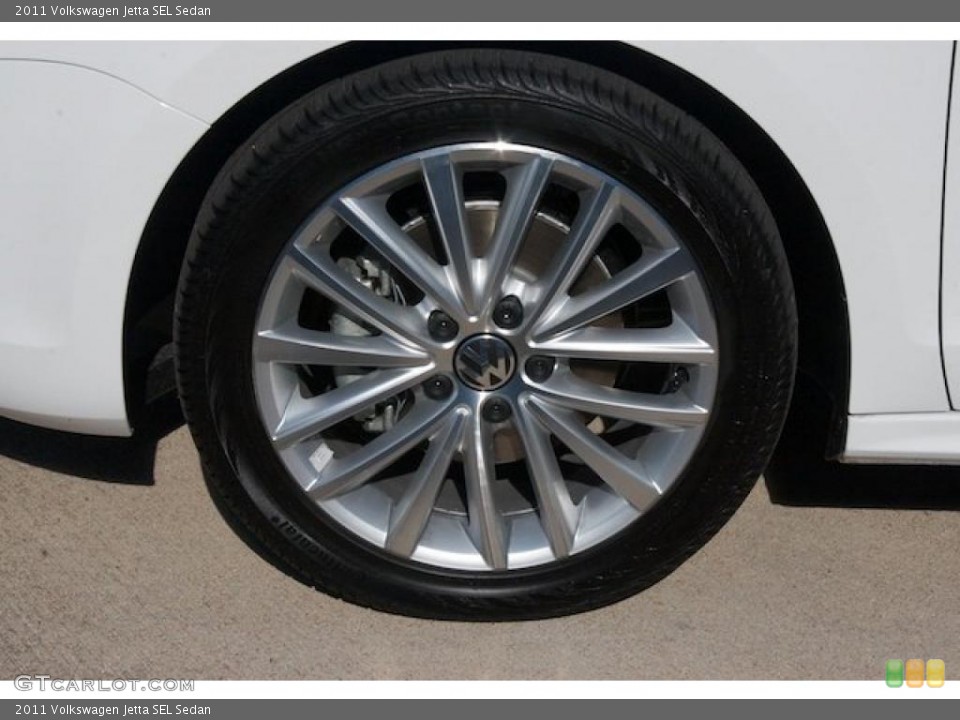 2011 Volkswagen Jetta SEL Sedan Wheel and Tire Photo #38008697