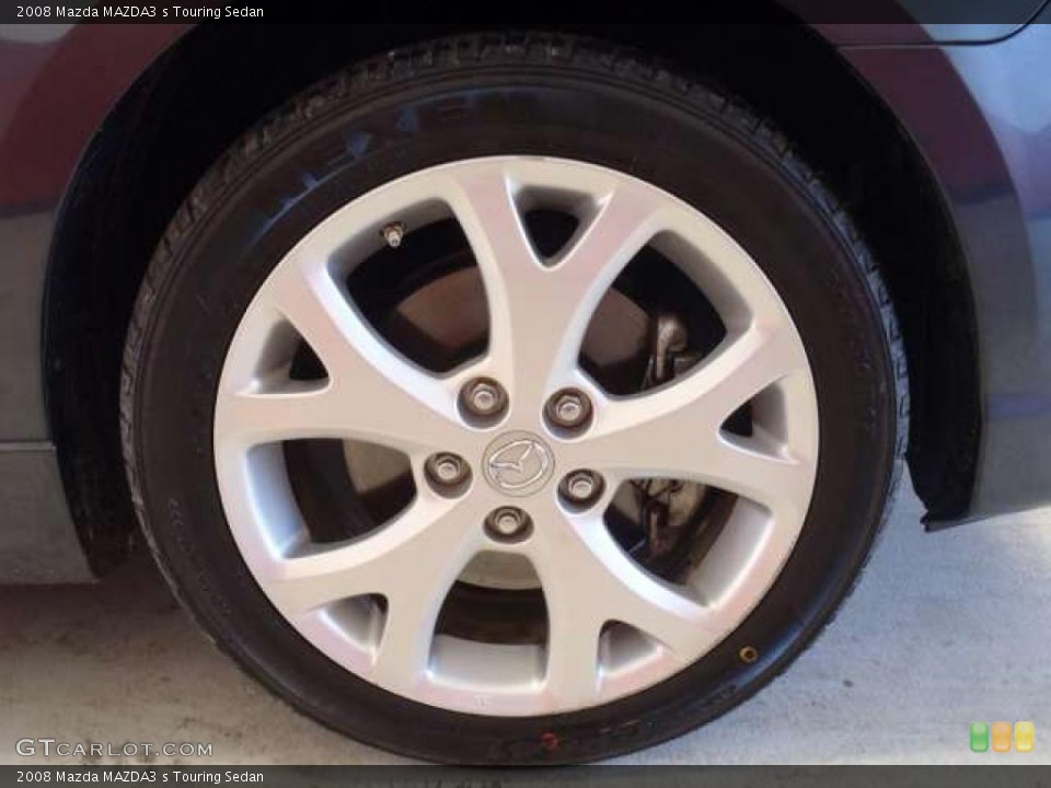 2008 Mazda MAZDA3 s Touring Sedan Wheel and Tire Photo #38009470