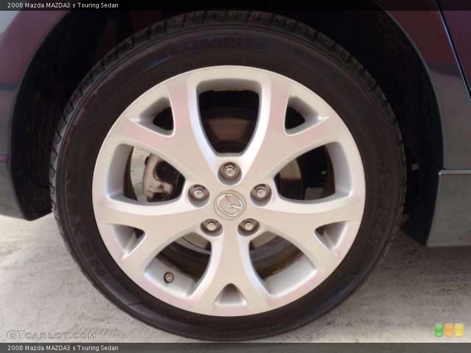 2008 Mazda MAZDA3 s Touring Sedan Wheel and Tire Photo #38009478
