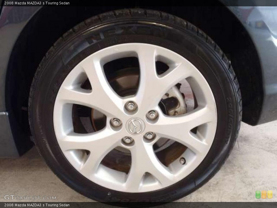 2008 Mazda MAZDA3 s Touring Sedan Wheel and Tire Photo #38009486