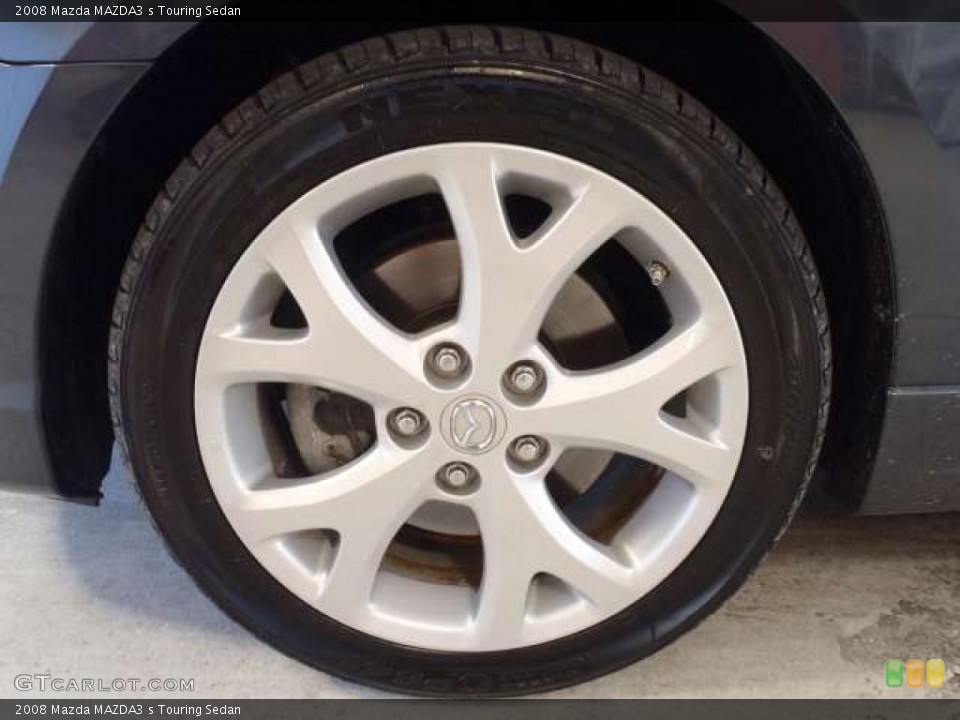 2008 Mazda MAZDA3 s Touring Sedan Wheel and Tire Photo #38009494