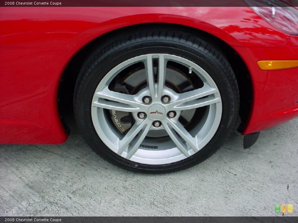 2008 Chevrolet Corvette Coupe Wheel and Tire Photo #38011224