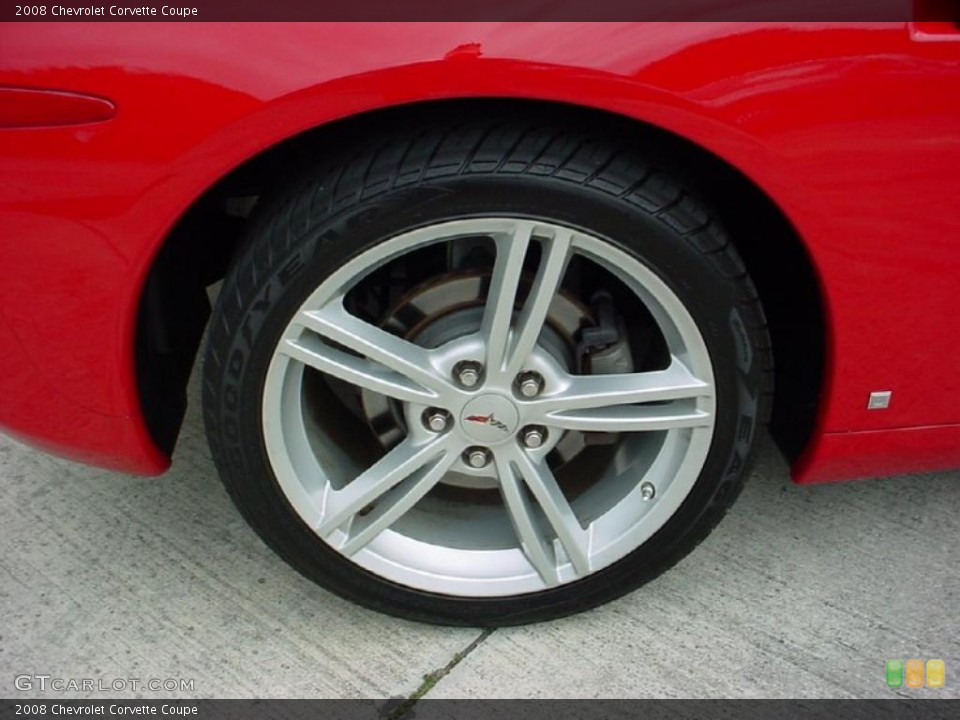 2008 Chevrolet Corvette Coupe Wheel and Tire Photo #38011240
