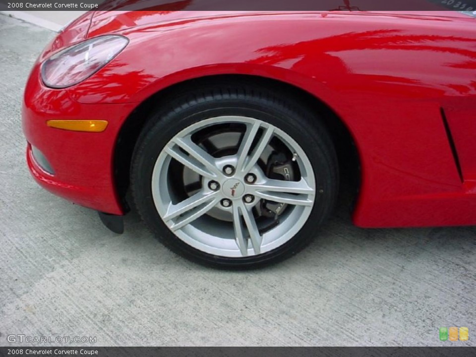2008 Chevrolet Corvette Coupe Wheel and Tire Photo #38011356