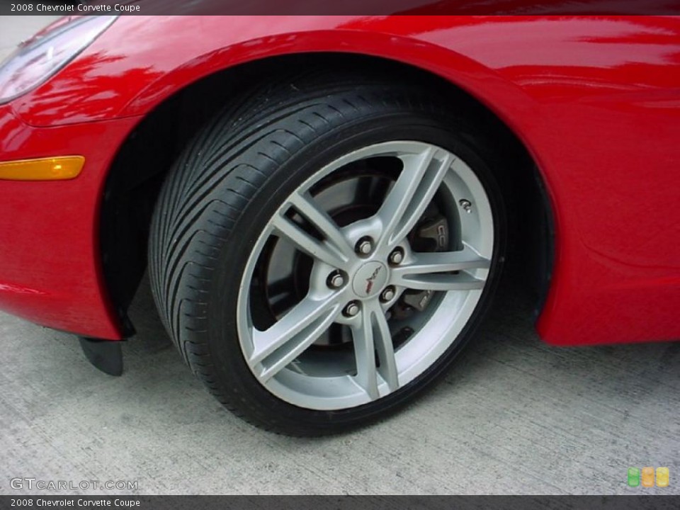 2008 Chevrolet Corvette Coupe Wheel and Tire Photo #38011600