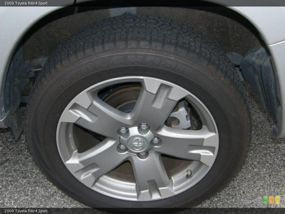 2009 Toyota RAV4 Sport Wheel and Tire Photo #38011780
