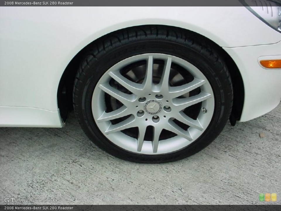 2008 Mercedes-Benz SLK 280 Roadster Wheel and Tire Photo #38013880