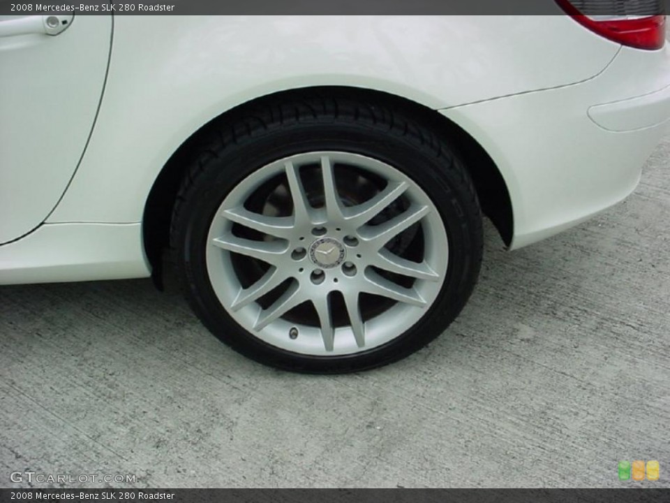 2008 Mercedes-Benz SLK 280 Roadster Wheel and Tire Photo #38014016