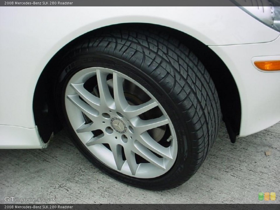2008 Mercedes-Benz SLK 280 Roadster Wheel and Tire Photo #38014248