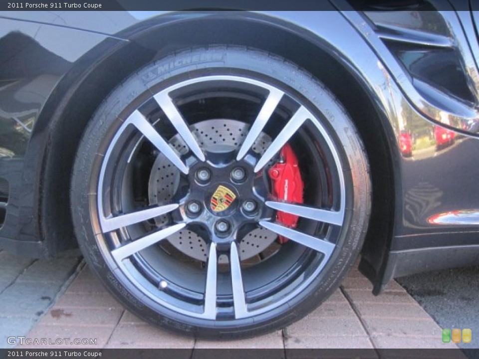 2011 Porsche 911 Turbo Coupe Wheel and Tire Photo #38018720