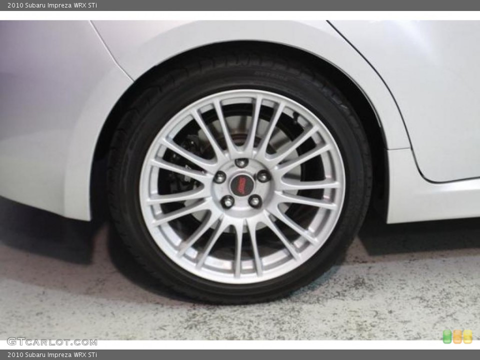2010 Subaru Impreza WRX STi Wheel and Tire Photo #38028142