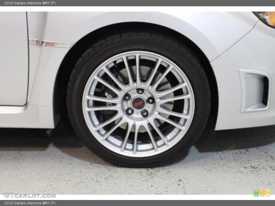 2010 Subaru Impreza WRX STi Wheel and Tire Photo #38028158