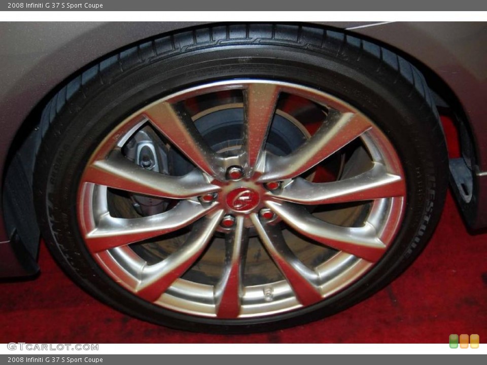 2008 Infiniti G 37 S Sport Coupe Wheel and Tire Photo #38029914