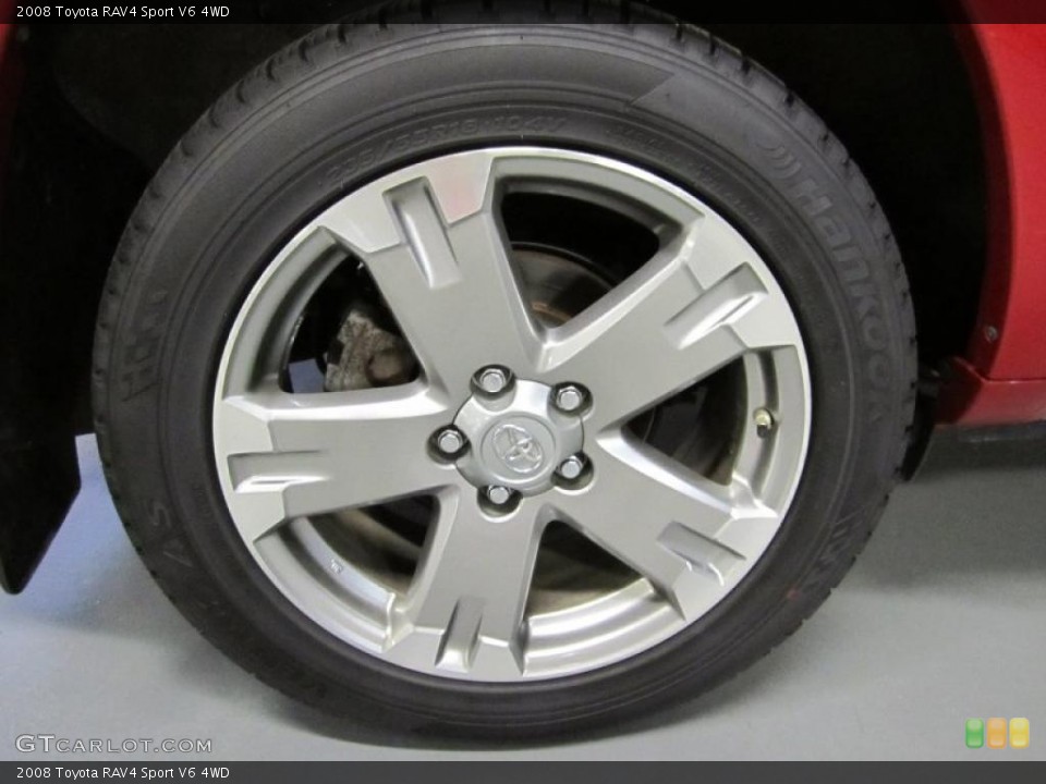 2008 Toyota RAV4 Sport V6 4WD Wheel and Tire Photo #38036338