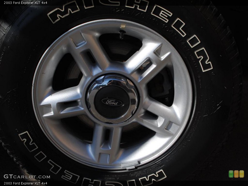 2003 Ford Explorer XLT 4x4 Wheel and Tire Photo #38038558