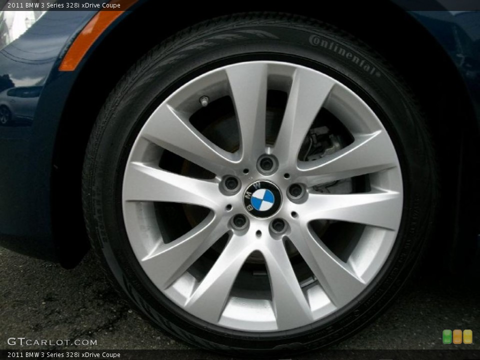 2011 BMW 3 Series 328i xDrive Coupe Wheel and Tire Photo #38040722