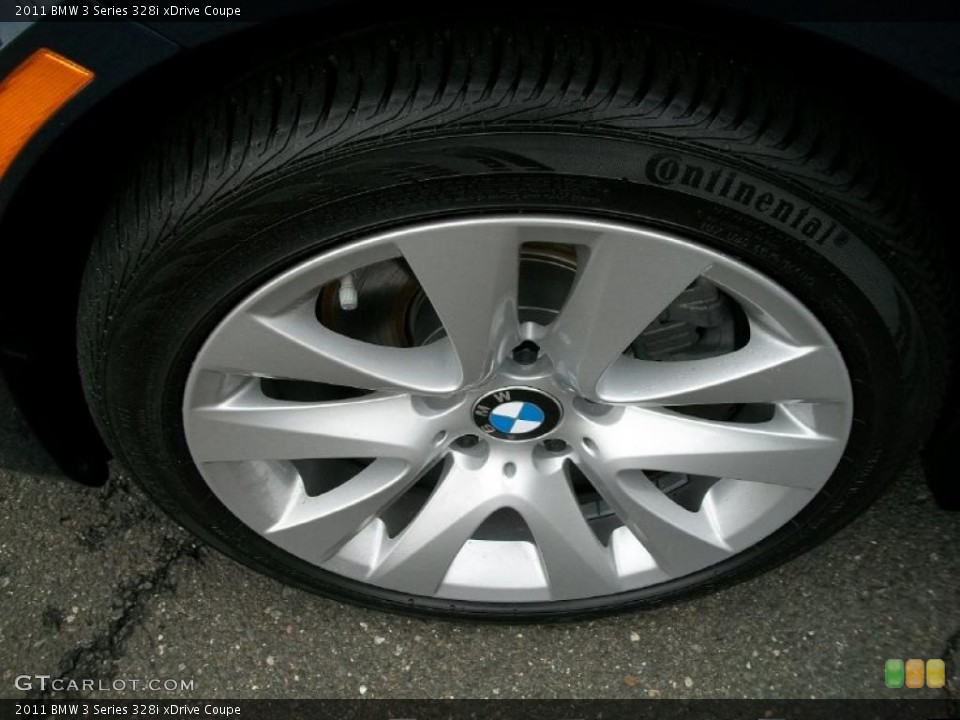 2011 BMW 3 Series 328i xDrive Coupe Wheel and Tire Photo #38040746
