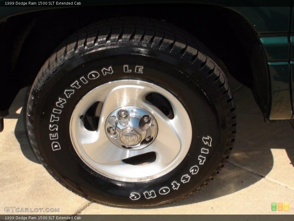 1999 Dodge Ram 1500 SLT Extended Cab Wheel and Tire Photo #38041653