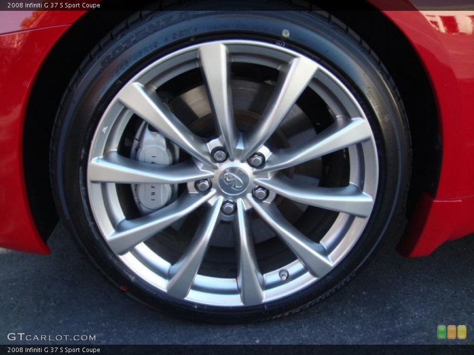 2008 Infiniti G 37 S Sport Coupe Wheel and Tire Photo #38043282