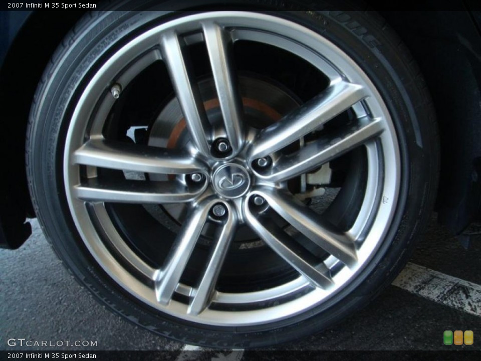 2007 Infiniti M 35 Sport Sedan Wheel and Tire Photo #38045107