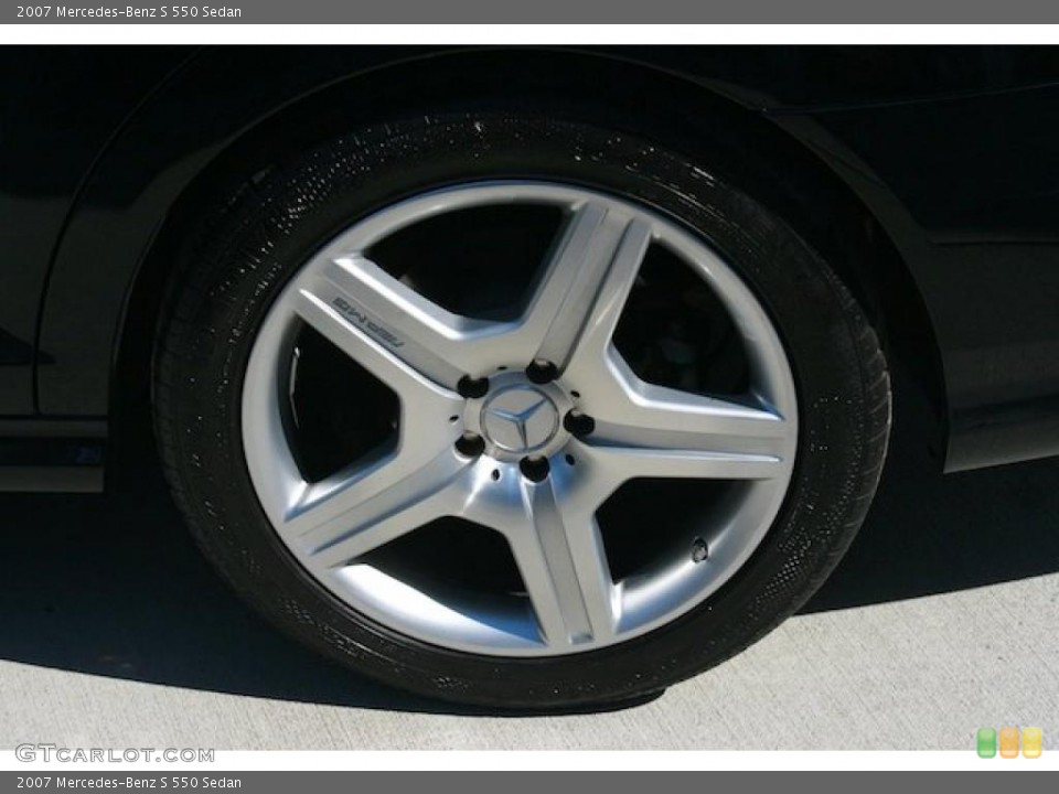 2007 Mercedes-Benz S 550 Sedan Wheel and Tire Photo #38048976