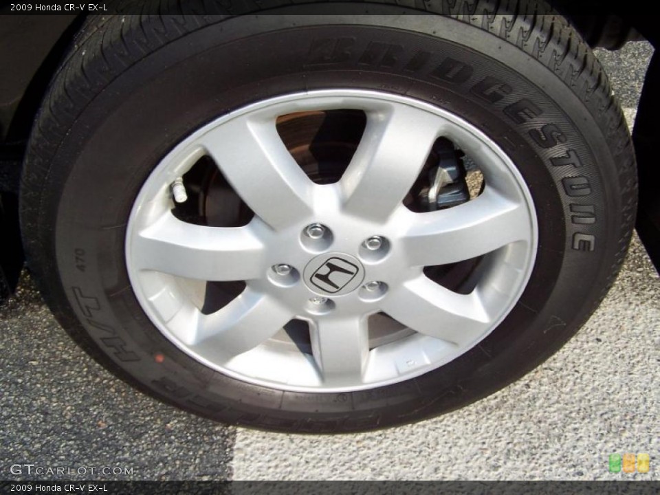 2009 Honda CR-V EX-L Wheel and Tire Photo #38050973