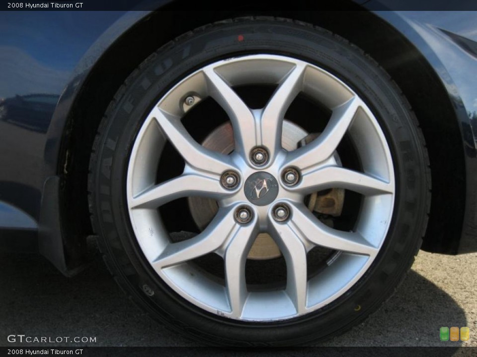 2008 Hyundai Tiburon GT Wheel and Tire Photo #38053762
