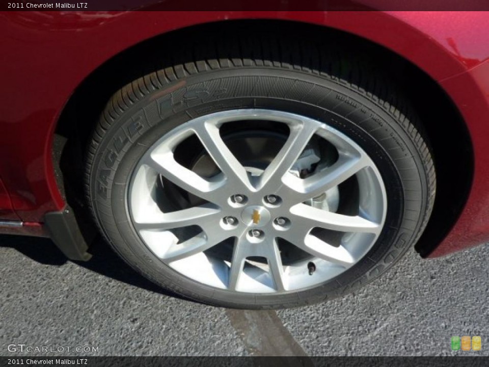2011 Chevrolet Malibu LTZ Wheel and Tire Photo #38055662