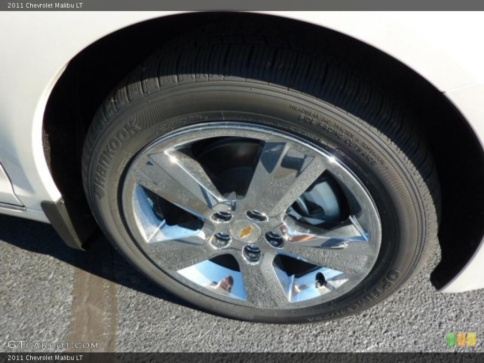 2011 Chevrolet Malibu LT Wheel and Tire Photo #38060919