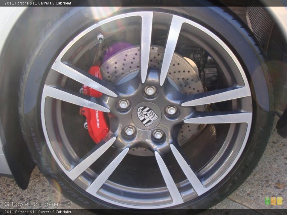 2011 Porsche 911 Carrera S Cabriolet Wheel and Tire Photo #38065476