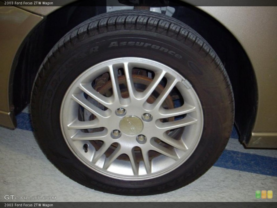 2003 Ford Focus ZTW Wagon Wheel and Tire Photo #38065956