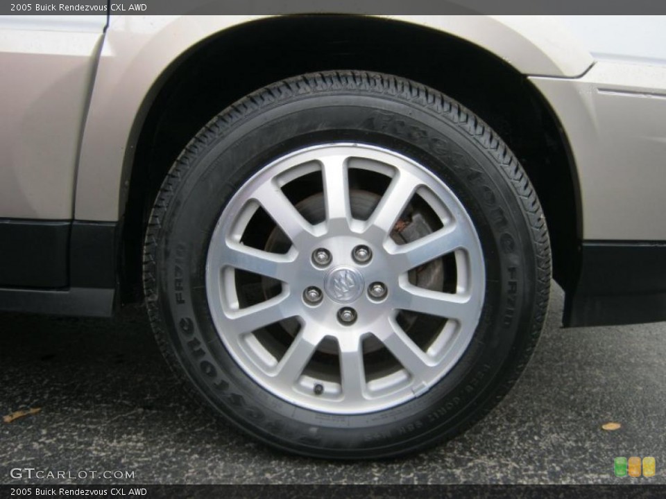 2005 Buick Rendezvous CXL AWD Wheel and Tire Photo #38067509
